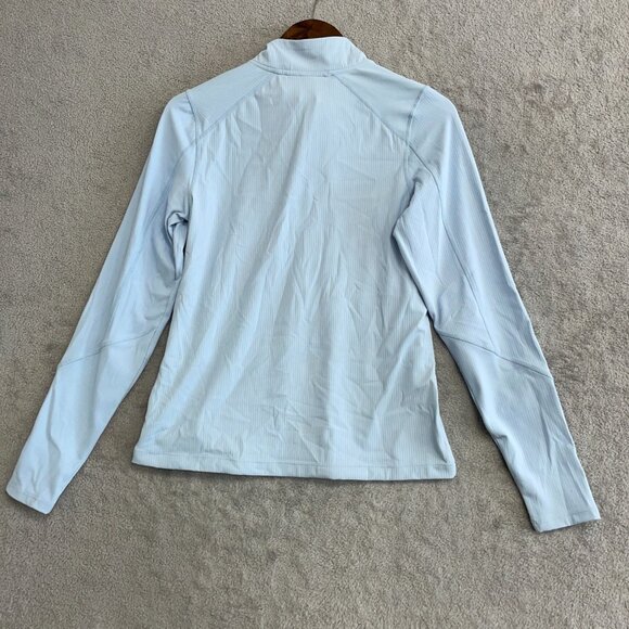 Mondetta Women's S Light Blue 1/4 Zip Pullover Long Sleeve Athletic Top - Picture 5 of 10